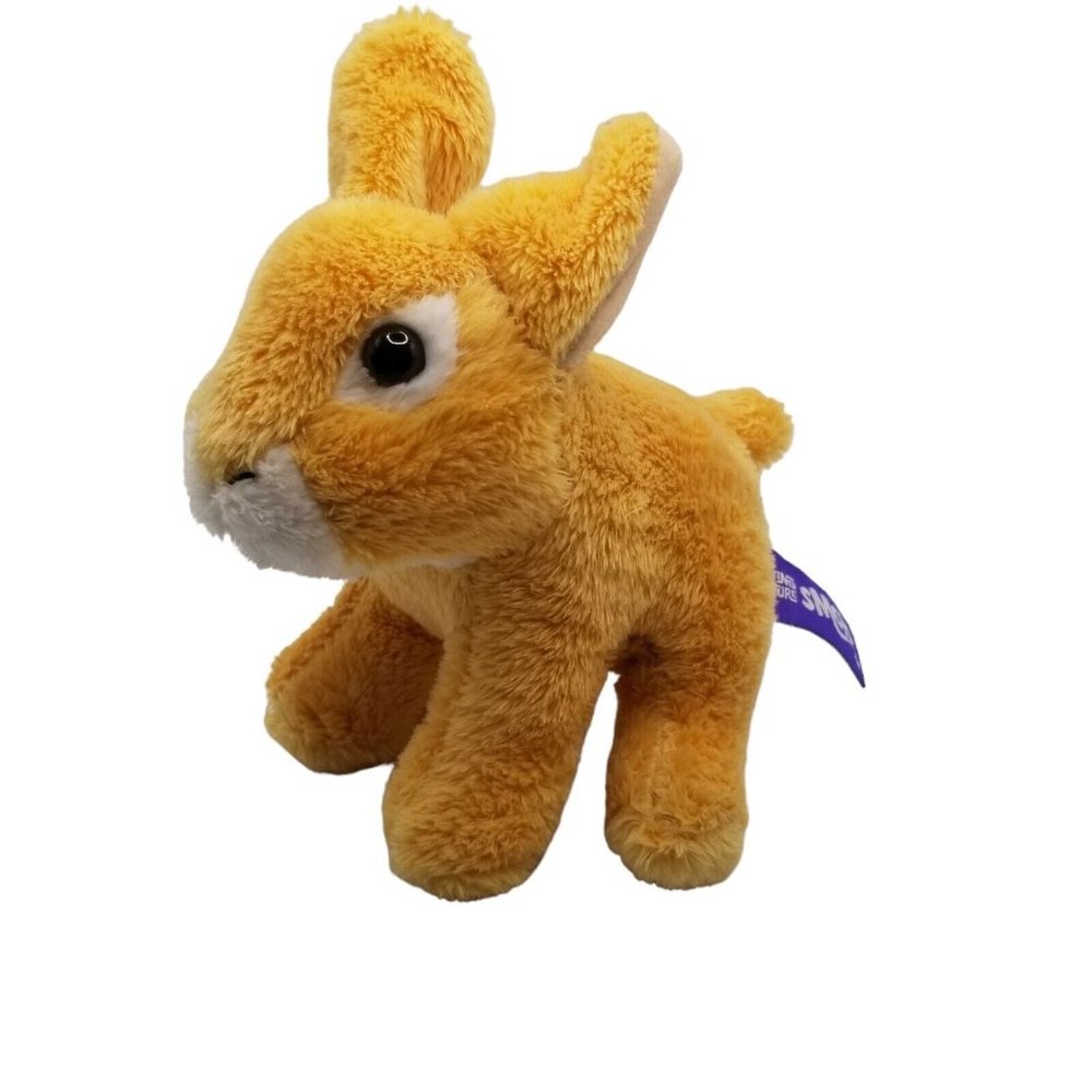 Plush Bunny Stuffed Animal Toy Living Nature SMOLS Brown Easter Year of Rabbit